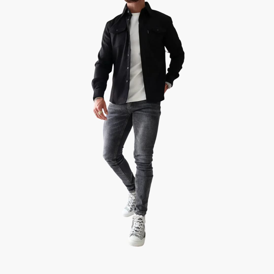 David | Hemdjacke mit Knopfleiste