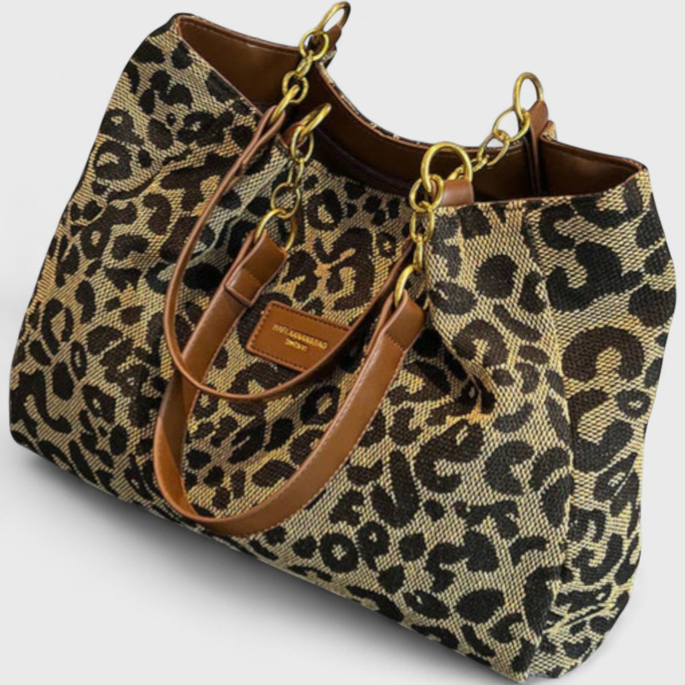 Valérie | Große Tasche mit elegantem Leopardenmuster
