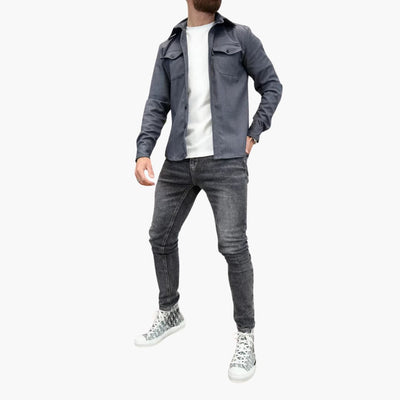 David | Hemdjacke mit Knopfleiste