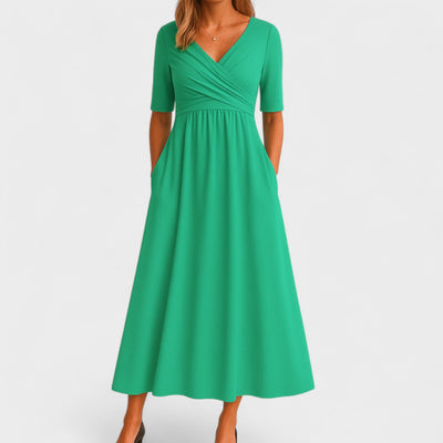 Greta | Elegantes Midi-Kleid für Jeden Anlass