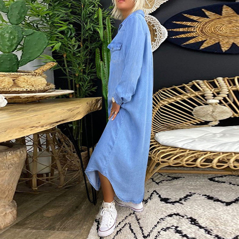 Anna | Langärmliges Maxikleid