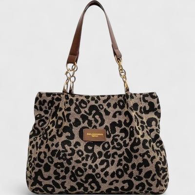 Valérie | Große Tasche mit elegantem Leopardenmuster