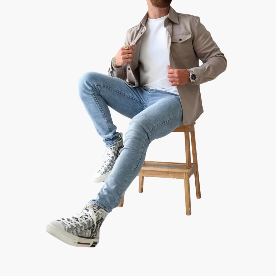 David | Hemdjacke mit Knopfleiste