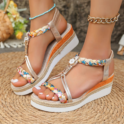 Laura | Bequeme Sandalen mit Keilabsatz