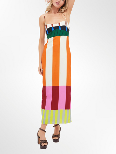 Lova | Langes multicolor Kleid