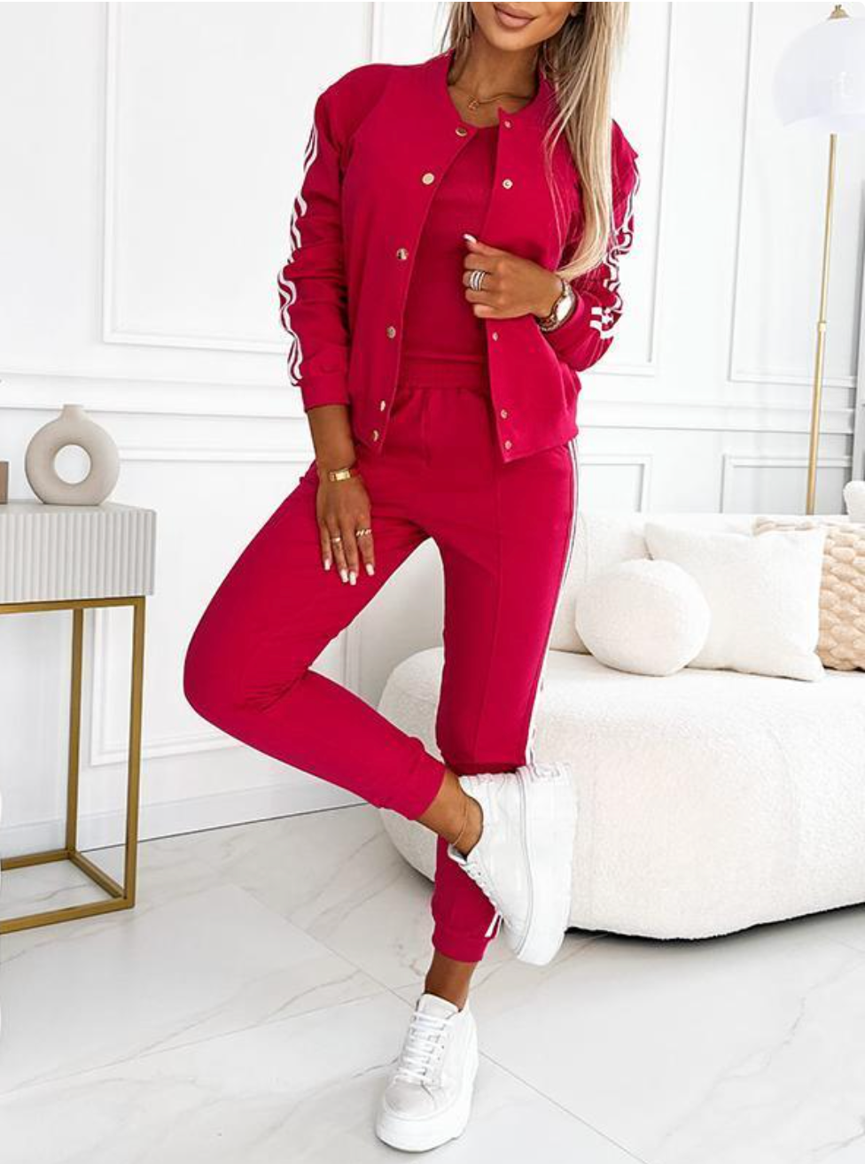 Retro-Athleisure-Set: Komfort, Stil und Herbstwärme