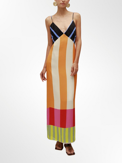Lova | Langes multicolor Kleid