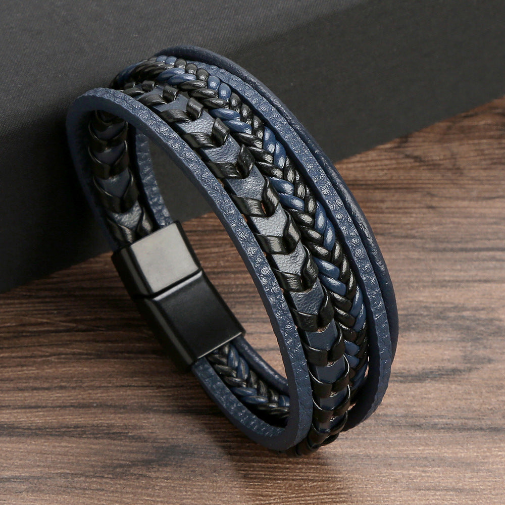 Ragnar | Geflochtenes Leder Viking Armband (1+1 Gratis)