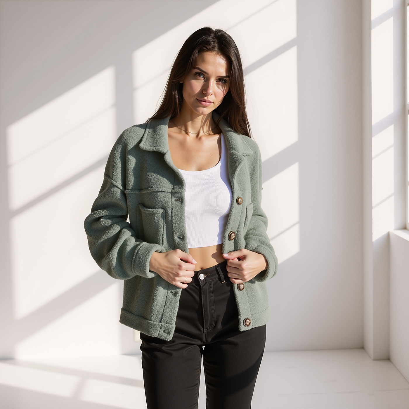Selina | Fleece-Herbstjacke