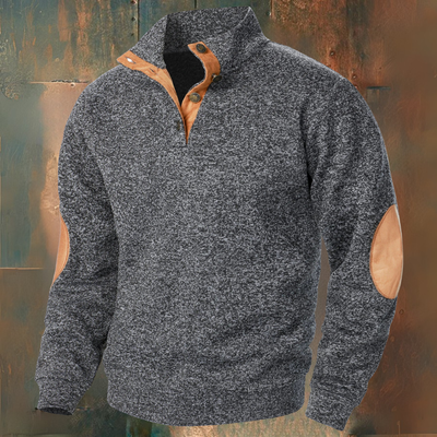 Gestrickter Herbstpullover