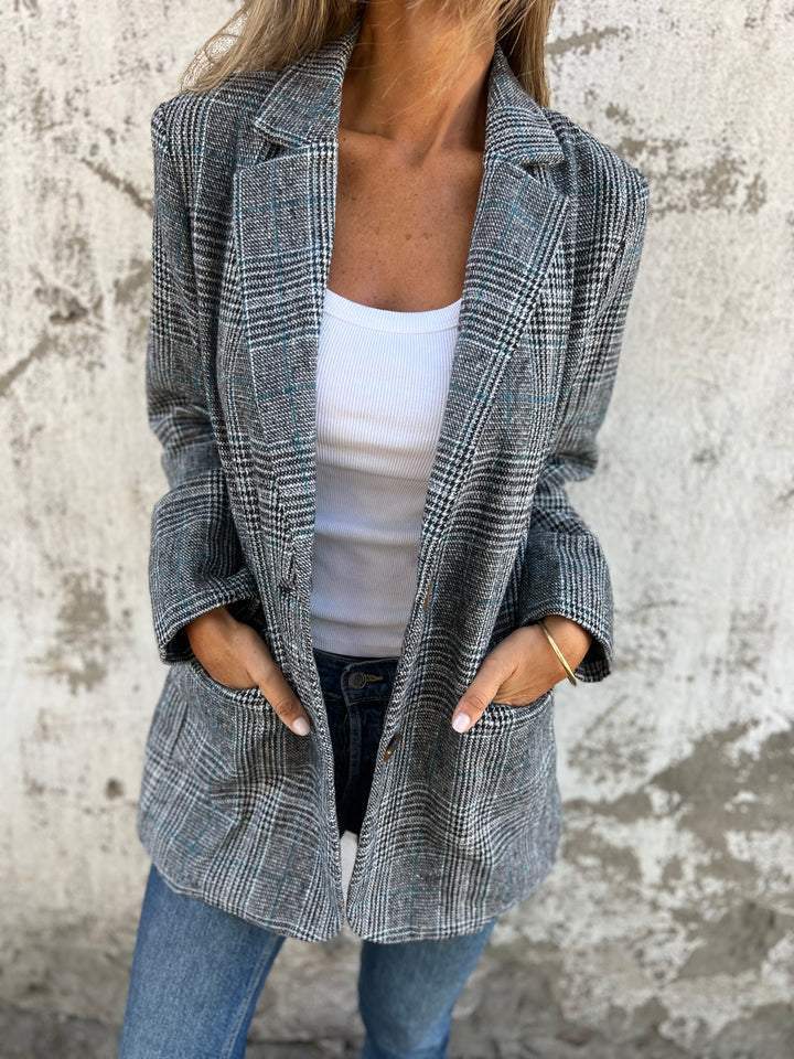 Anabella | Lässiger kariert Blazer