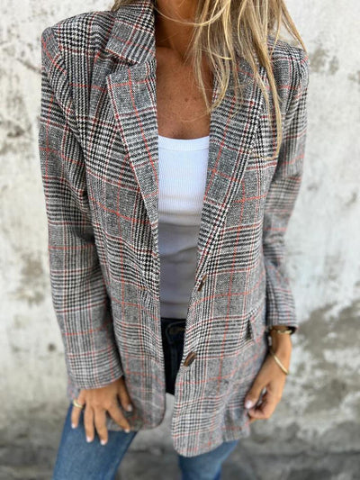 Anabella | Lässiger kariert Blazer